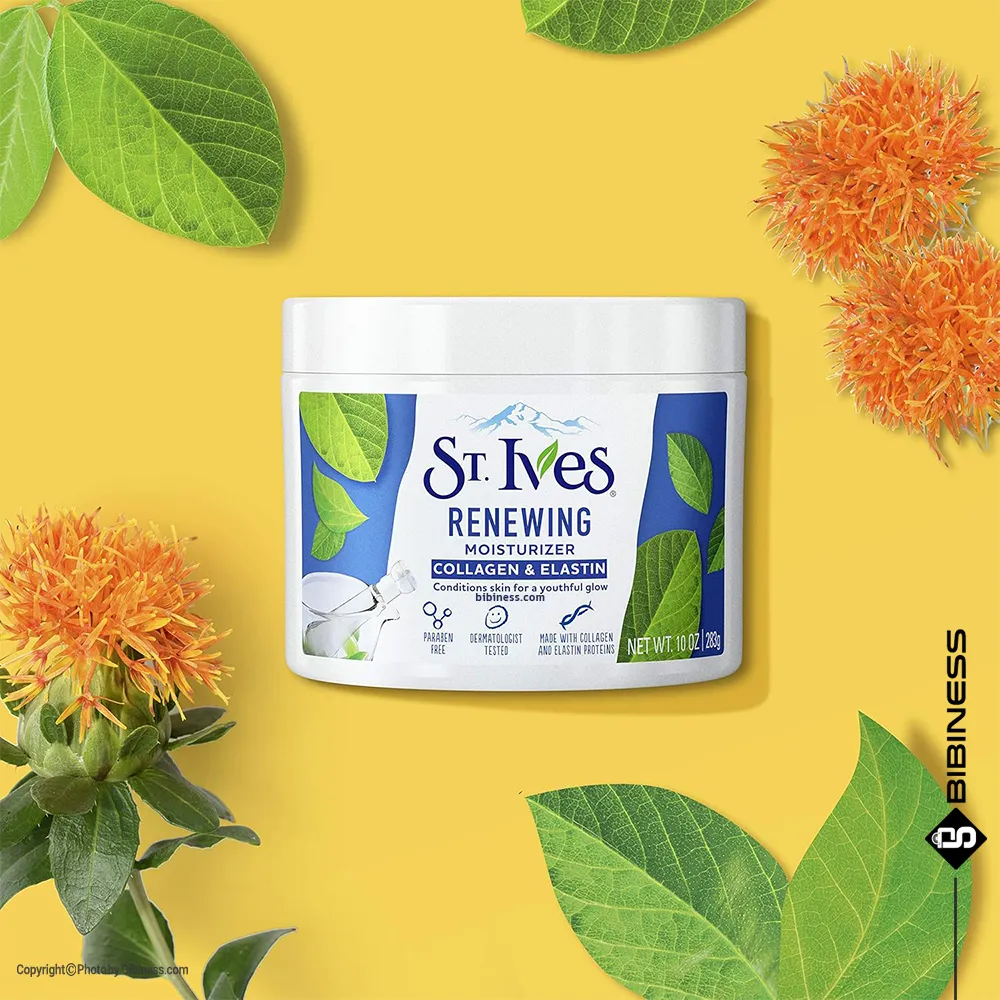 St-ives-Renewing-Moisturizer-with-Collagen-Elastin-Bibiness (3) کرم آبرسان کلاژن و الاستین سنت ایوز | بی بی نس