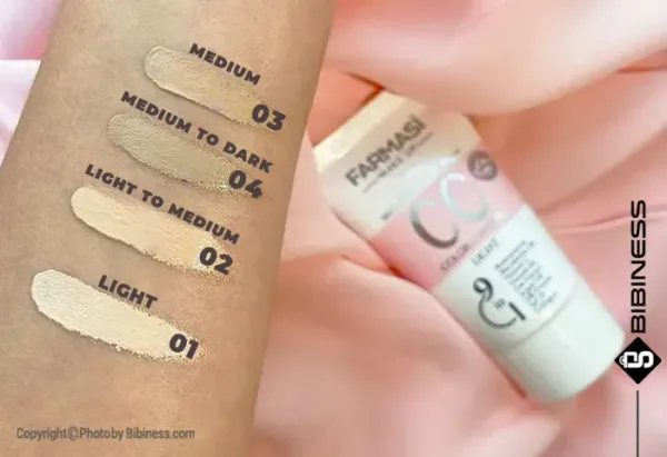farmasi-cc-color-correcting-cream-bibiness رنگبندی سی سی کرم فارماسی | بی بی نس